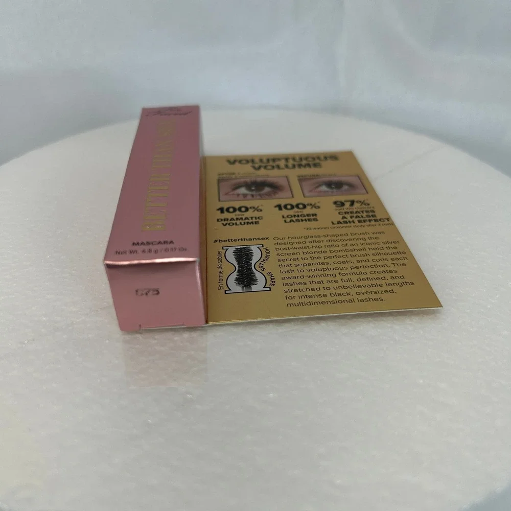 Too Faced Better Than Sex Mascara Voluptuous Volume Travel Size 4.8g Lot of 2